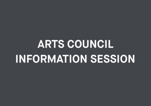 Arts Council Film Awards Information Clinic