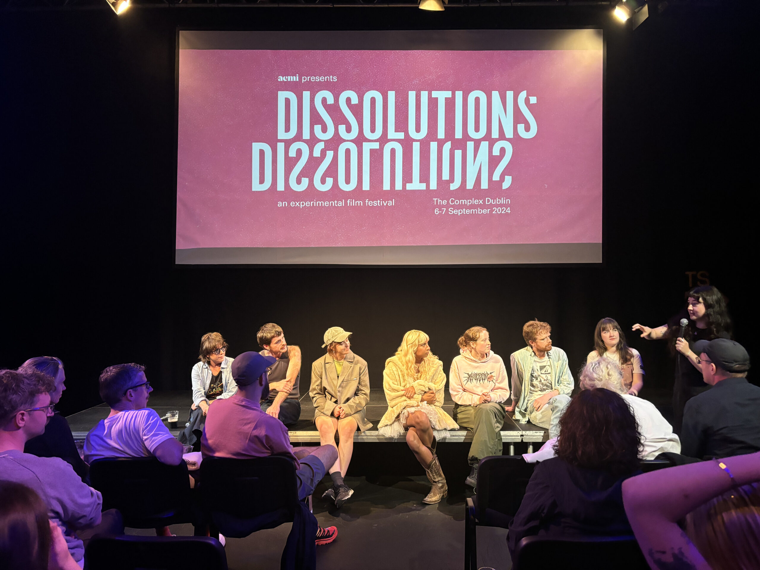 Artists discuss their work at DISSOLUTIONS festival